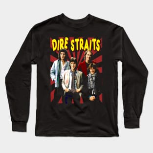 Sultans of Style Dire Band Tees – Where Classic Rock and Fashion Collide! Long Sleeve T-Shirt